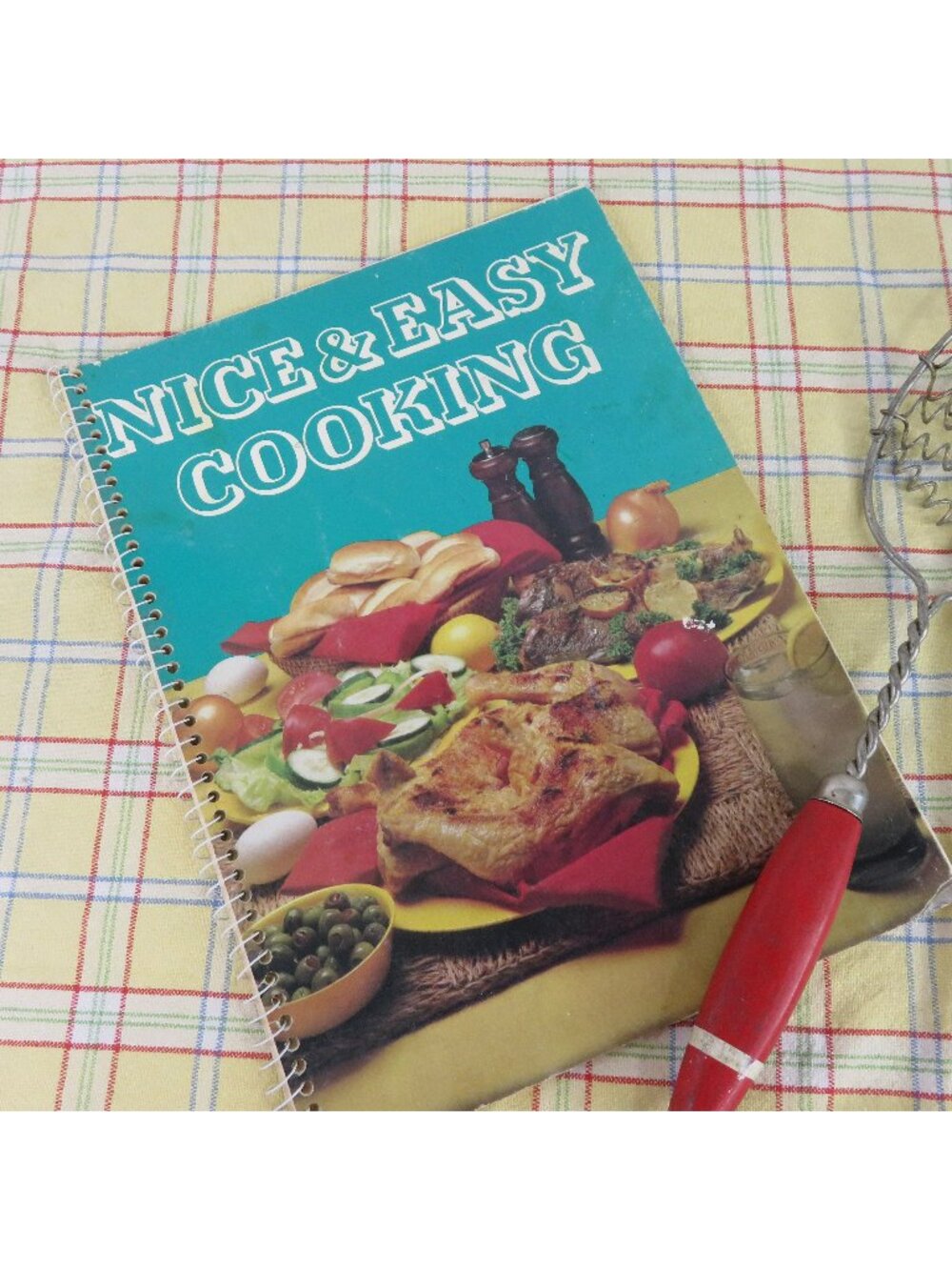 Nice & Easy Cooking Cook Book 1983 Spiral Bound Cookbook Edited by Jane Solmson